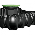 Platin vlakke regenwaterput 7500 L