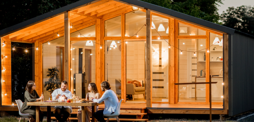 hoe komt een tiny house aan water? Graf regenwaterput